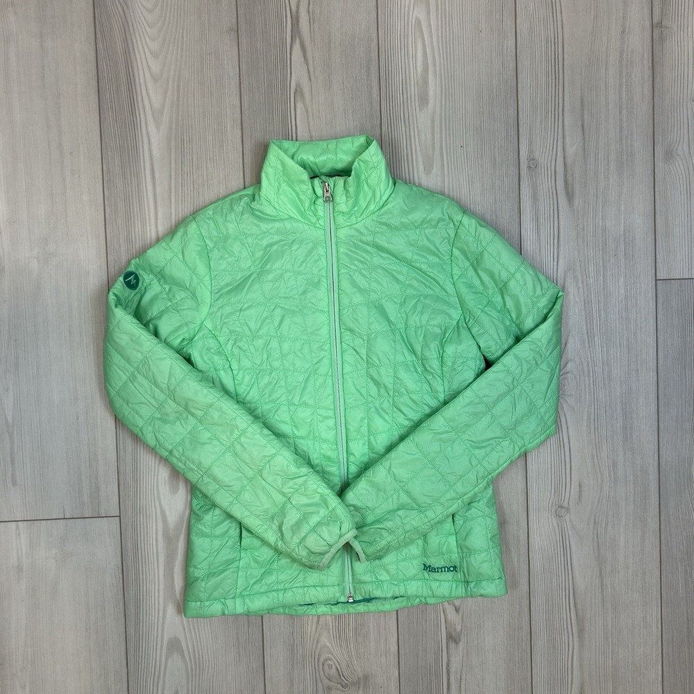 Marmot Jacket Women's XS Green Calen Lightweight Primaloft Full Zip